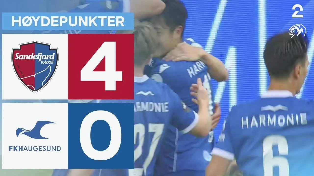 เดือดจัด! ซานเดฟยอร์ด ถล่ม เฮาเกซุนด์ 4-0 ศึกนอร์เวย์ ทิปเปลีเก้น 23 มิถุนายน 2568