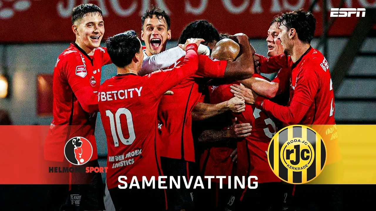 ไฮไลท์ฟุตบอล เฮลมอนด์ สปอร์ต เฉือนชนะ โรด้า เจซี 2-1 ศึกจูปิแลร์ลีก ฮอลแลนด์ 22/10/2567