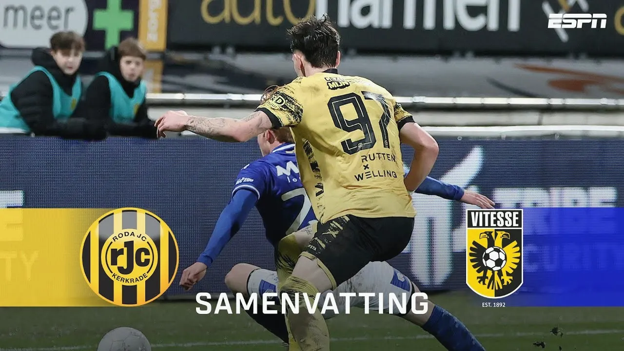 27 พฤศจิกายน 2567 ไฮไลท์ฟุตบอลโรด้า เจซี ชนะวิเทสส์ อาร์เน่ม ขาดลอย 3-0 ศึกจูปิแลร์ลีก ฮอลแลนด์ 2024/25