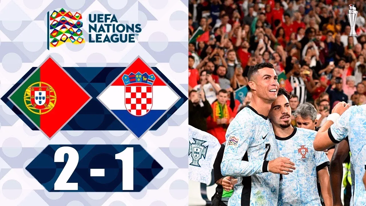 ไฮไลท์ฟุตบอล ยูฟ่า เนชั่นส์ ลีก 2024 โปรตุเกส เฉือน โครเอเชีย 2-1 ในวันที่ 6 กันยายน 2567 ดูคลิปเต็มที่ dooball168hd.com