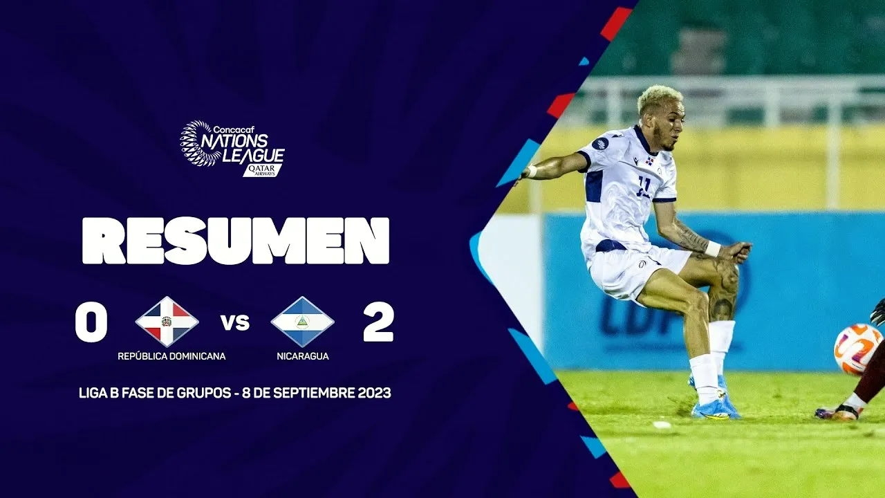 โดบินิกันฟอร์มทรุดพ่ายคาถิ่น นิการากัวบุกคว้าชัย 2-0 ในศึกคอนคาเคฟ เนชั่นลีก