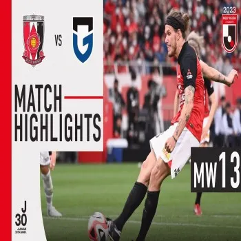 ไฮไลท์ฟุตบอล อูราวะ เรด ไดมอนส์ เปิดบ้านเอาชนะ กัมบะ โอซาก้า 3-1 ศึกเจลีก ญี่ปุ่น 2023 ดูบอลสด168
