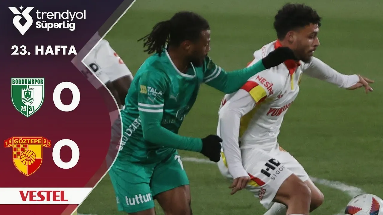 ไฮไลท์บอลตุรกี ซุปเปอร์ลีก 2025 โบดรุมสปอร์ 0-0 กัซเทป เสมอไร้สกอร์ วันที่ 11/02/2568