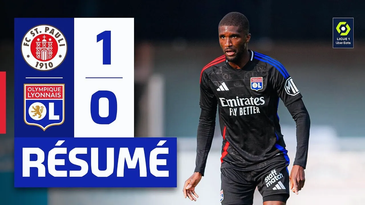 ไฮไลท์ฟุตบอลกระชับมิตรสโมสร 2024/25 ซังค์ เพาลี เฉือนชนะ โอลิมปิก ลียง 1-0 เมื่อวันที่ 25 กรกฎาคม 2567
