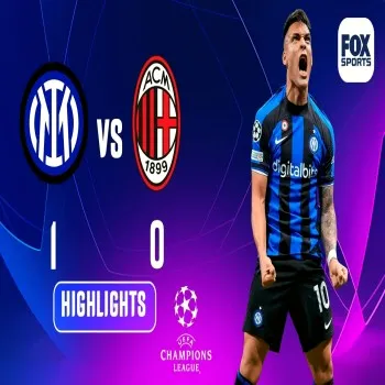 ไฮไลท์ฟุตบอล อินเตอร์ มิลาน เฉือน เอซี มิลาน 1-0 ผ่านเข้ารอบชิงยูฟ่าแชมเปี้ยนลีก 2022/23 รอบรองฯ นัดสอง