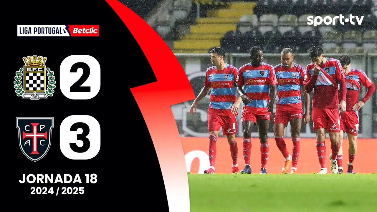 ไฮไลท์ฟุตบอล เบาวิสต้า พ่ายเข้ม คาซ่า เพีย เอซี 2-3 ลีกา ซาเกรส โปรตุเกส 21 มกราคม 2568 ที่ dooball168hd.com