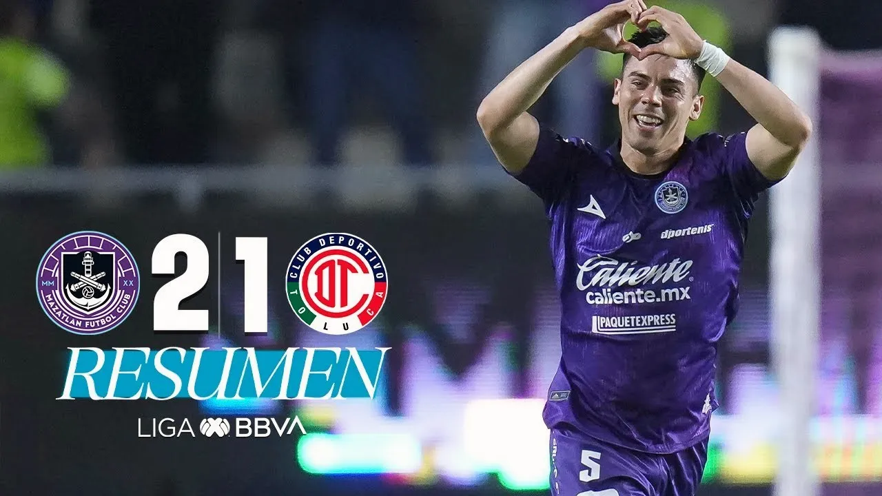 ไฮไลท์ฟุตบอล มาซัตลาน เอฟซี เฉือน โตลูก้า 2-1 ศึกเม็กซิโก พรีเมร่า ดิวิชั่น ฤดูกาล 2025/25/01/2568