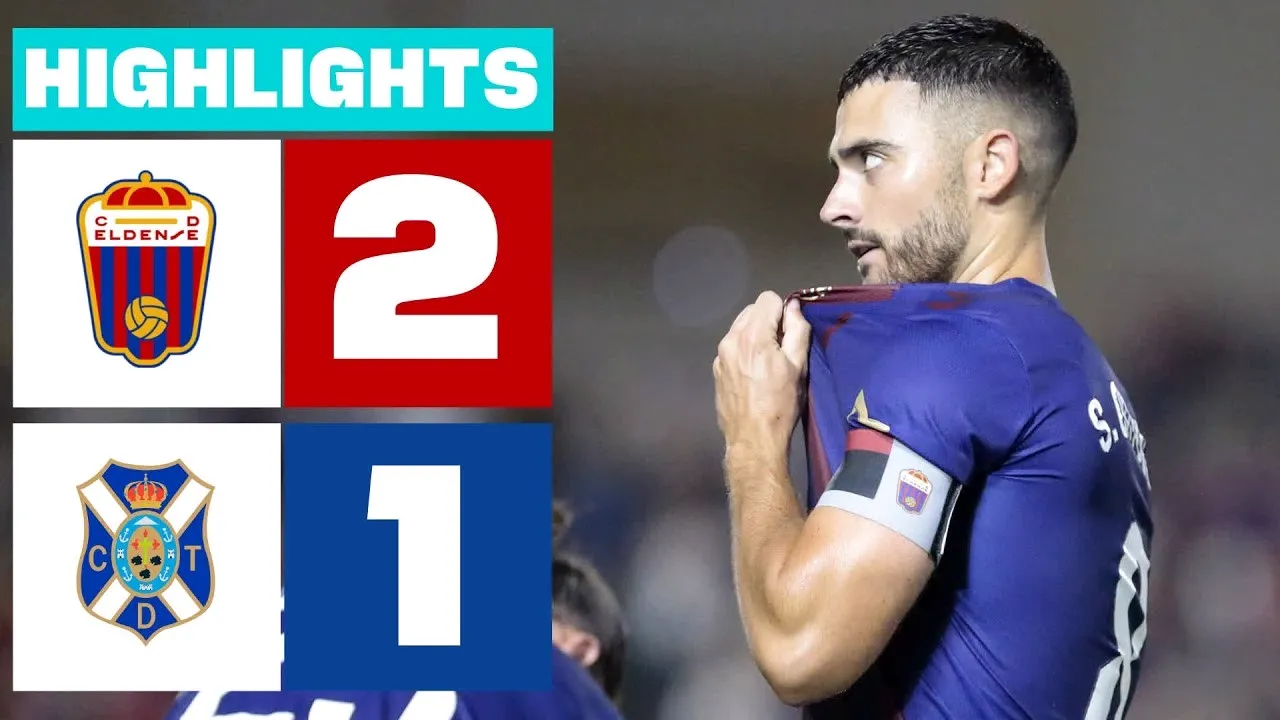 ไฮไลท์ฟุตบอลเอลเดนเซ่พลิกชนะเตเนริเฟ่ 2-1 ศึกอเดลันเต้สเปน ฤดูกาล 2024 ประจำวันที่ 20/08/2567