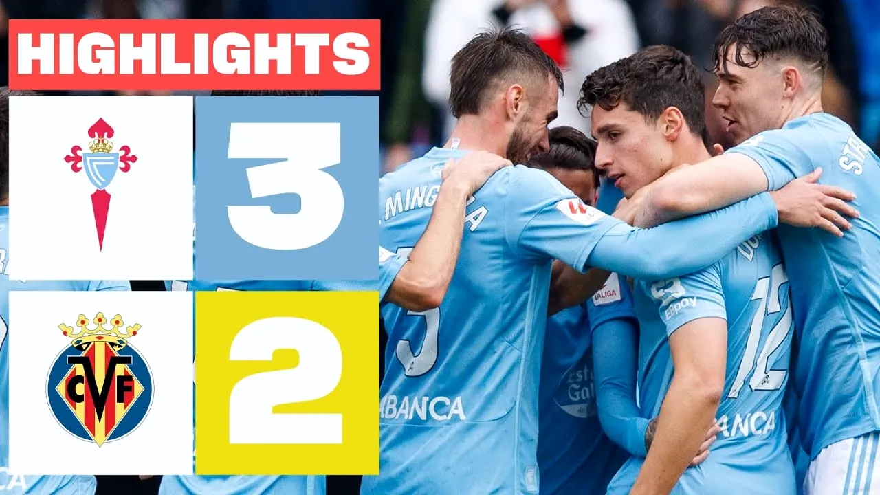 ไฮไลท์ฟุตบอลลาลีก้า สเปน เซลต้า บีโก้ เฉือน บียาร์เรอัล 3-2 คว้าชัย ณ วันที่ 6 พฤษภาคม 2567 หรือ 06/05/2567