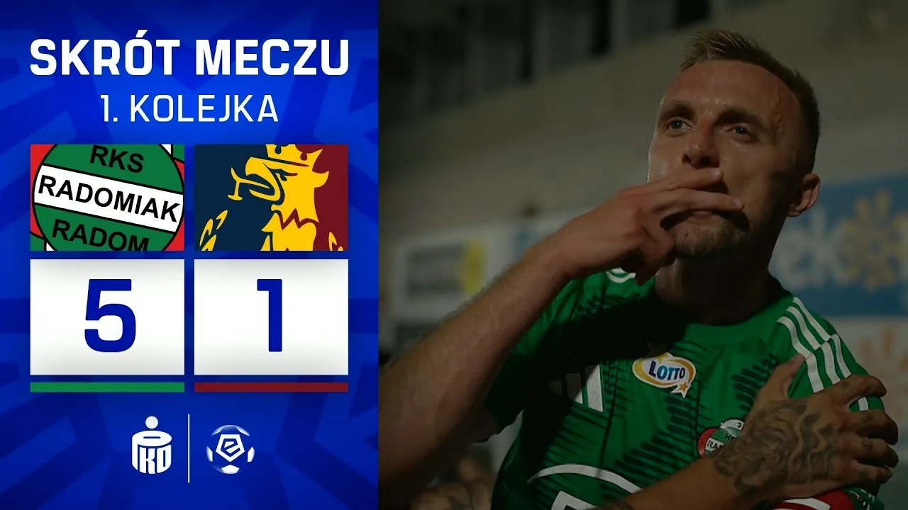 21/07/2568 ไฮไลท์บอลโปแลนด์ Ekstraklasa เปิดซอยราดอมเมียร์ก ถล่ม โปกอน สุดเจ็บ 5-1 หลังเกมดุเดือดจาก dooball168hd.com