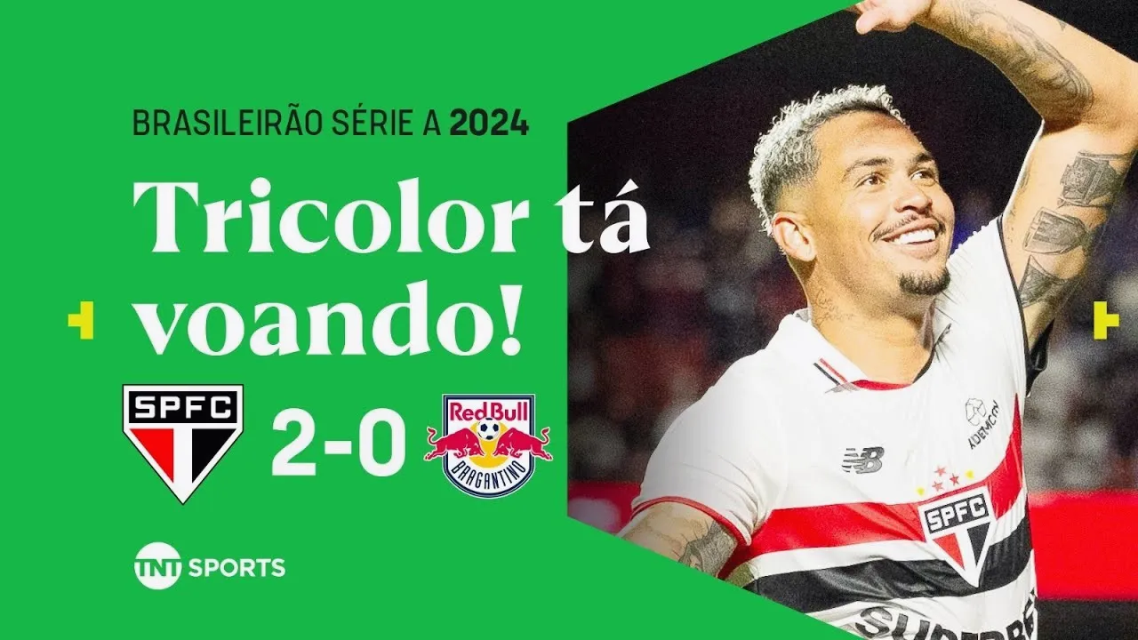 ไฮไลท์ฟุตบอล 7 กรกฎาคม 2567 เซาเปาโลเปิดบ้านเฉือนบรากันติโน่ 2-0 ศึกบราซิล ซีรี่ย์เอ 2024 ลุ้นสนุกพอควร ทีมเจ้าถิ่นเก็บสามแต้มเต็มคารัง