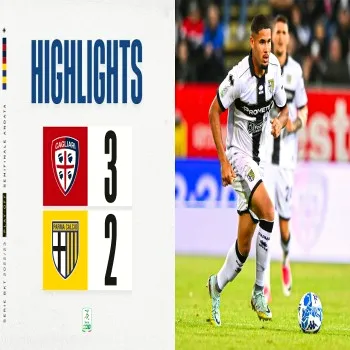 ชมไฮไลท์ฟุตบอลเซเรียบีอิตาลี กายารี่สุดระทึกพลิกแซะปาร์ม่า 3-2 ในศึกเพลย์ออฟเลื่อนชั้น ดูคู่เดือดนี้ได้ที่ dooball168hd.com