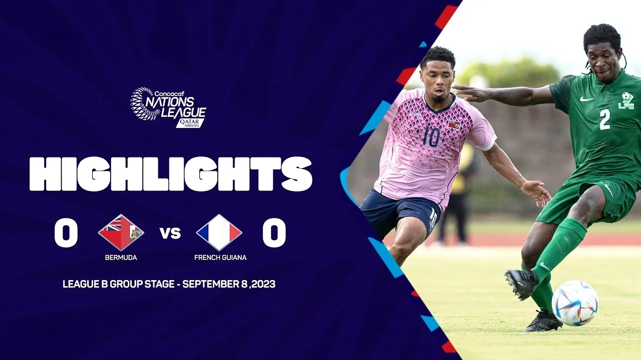 ไฮไลท์ศึกคอนคาเคฟ เนชั่นลีก เสมอสนั่น เบอร์มิวดา 0-0 เฟรนช์ เกียนา ไร้สกอร์ประตูชัย