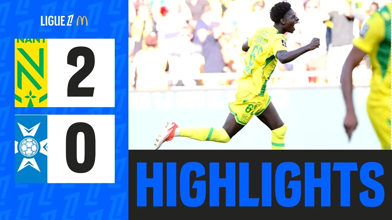ไฮไลท์บอลลีกเอิงฝรั่งเศส 2024 น็องต์เปิดบ้านชนะโอแซร์ 2-0 เมื่อ 26 สิงหาคม 2567 เก็บสามแต้มสำคัญในบ้าน