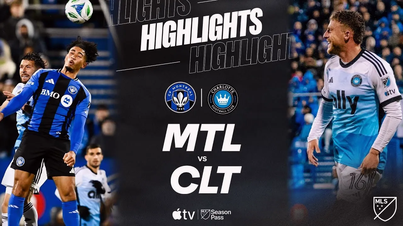 ไฮไลท์ฟุตบอล ยูเอสเอ MLS ซอคเกอร์ 2025 13/04/2568 มอนทรีออล อิมแพ็ค พ่าย ชาร์ลอตต์ เอฟซี 0-1 เจาะเกมเดือดนัดนี้