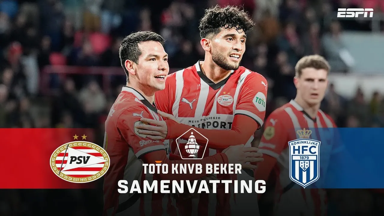 ไฮไลท์เดือดดึงดูดสายตา พีเอสวี ไอนด์โฮเฟ่น ถล่ม โคนินคลิชเค่อ 8-0 ศึกเนเธอร์แลนด์ ดัตช์ คัพ 18 ธันวาคม 2567 ดูสดทาง dooball168hd.com