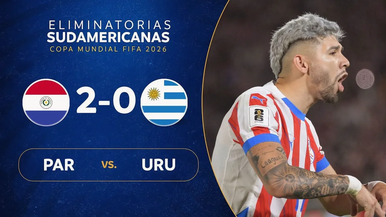 ไฮไลท์บอล 6 มิถุนายน 2568 ปารากวัย เอาชนะ อุรุกวัย 2-0 ศึกฟุตบอลโลก 2026 รอบคัดเลือก โซนอเมริกาใต้