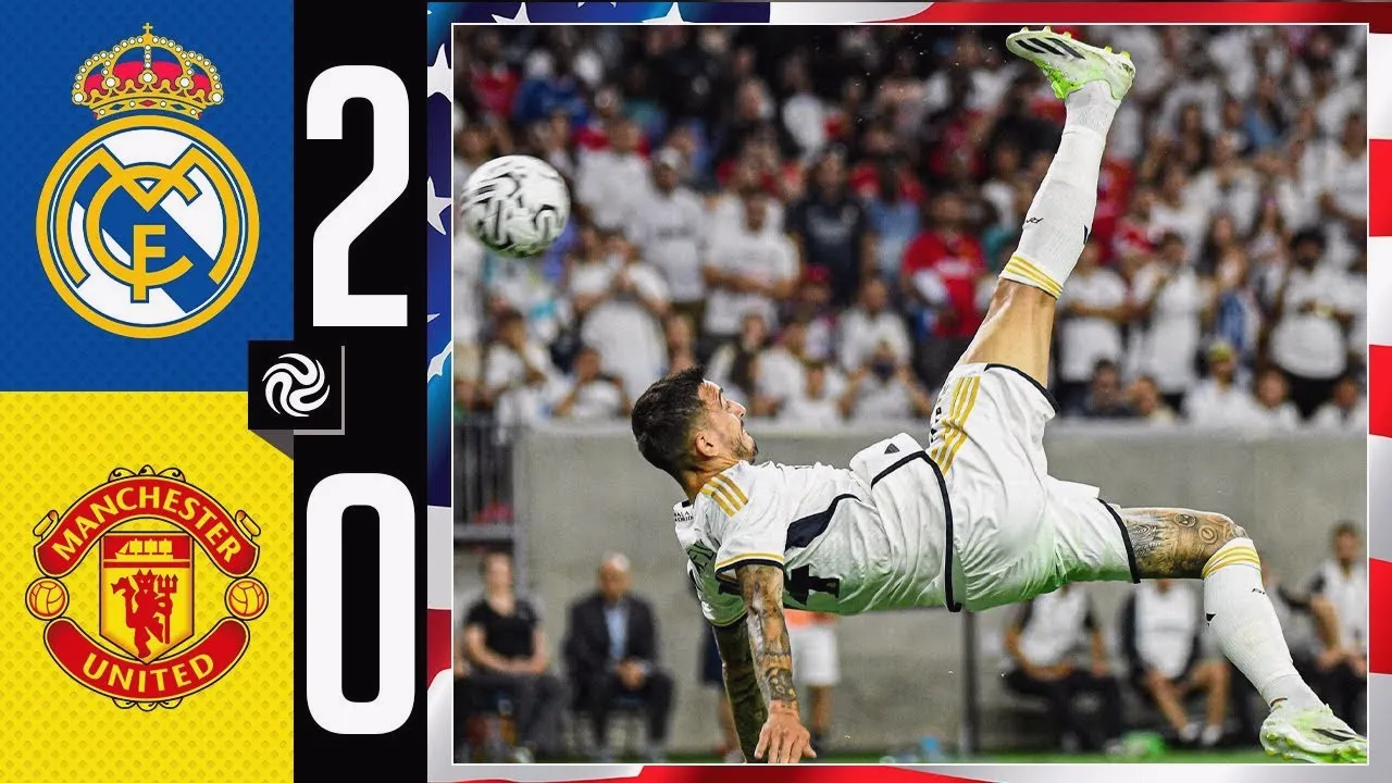 dooball168hd.com เจาะไฮไลท์ เรอัล มาดริด เปิดบ้านเฉือนแมนเชสเตอร์ ยูไนเต็ด 2-0 ในเกมอุ่นเครื่องกระชับมิตรสโมสร