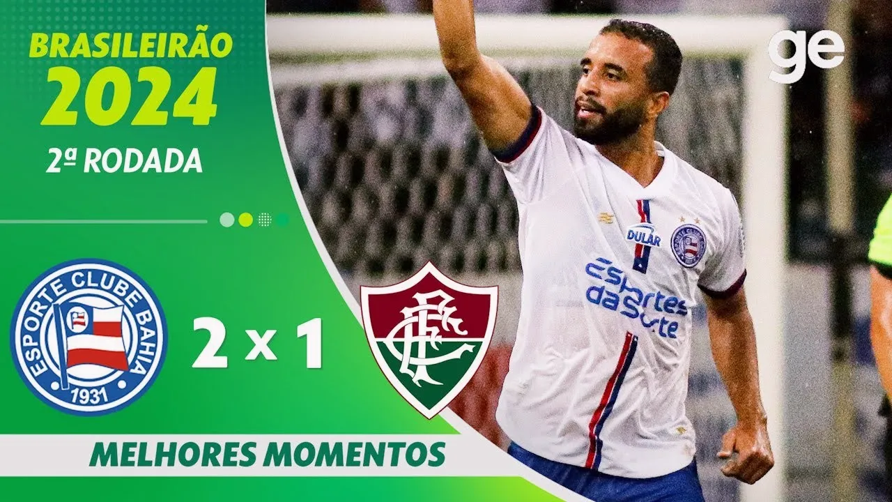ไฮไลท์ฟุตบอล บาเฮีย ชนะ ฟลูมิเนนเซ่ 2-1 ศึกบราซิล ซีรีย์เอ 2024 วันที่ 17 เมษายน 2567 ดูบอลสดคลิปเด็ดจาก dooball168hd.com
