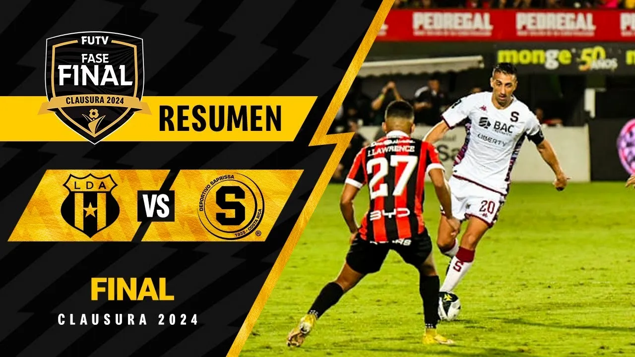 ไฮไลท์บอล อลาจูเรนเซ่ เฉือน เดปอร์ติโบ ซาปริสซ่า 1-0 ศึกคอสตาริก้า พรีเมร่า ดิวิชั่น ฤดูกาล 2024 วันที่ 23 พฤษภาคม 2567