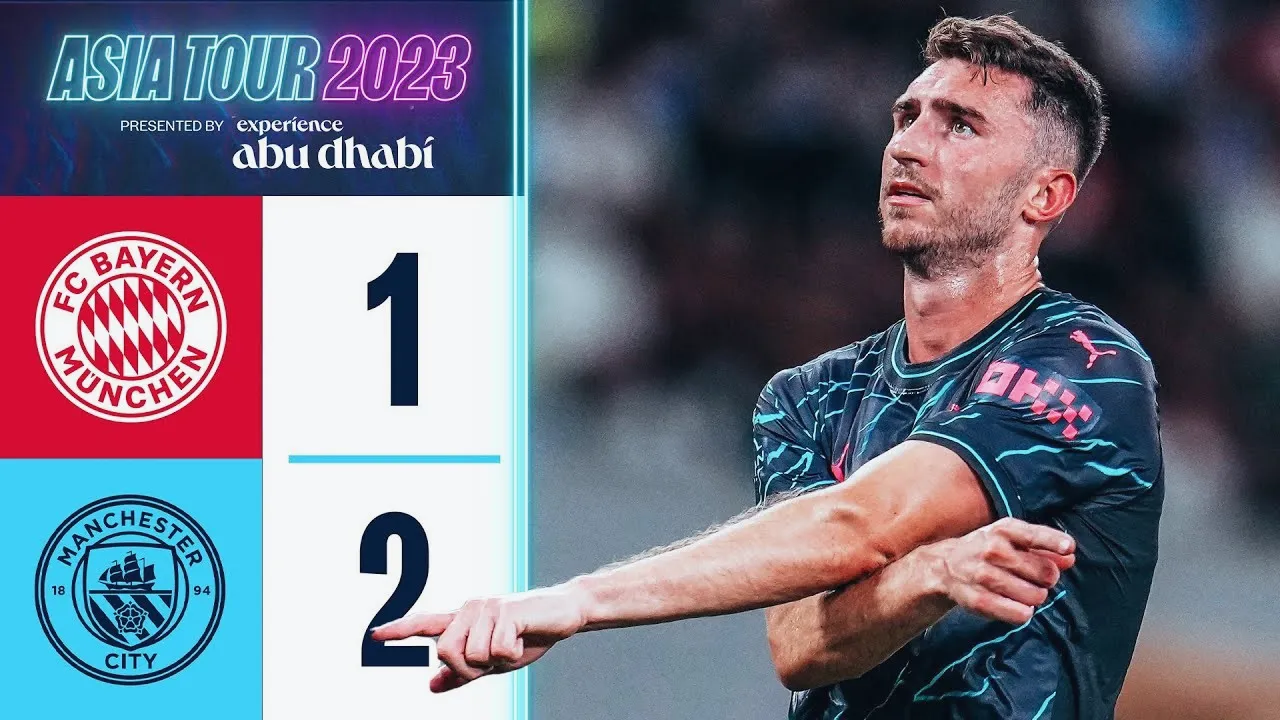 ไฮไลท์ฟุตบอล บาเยิร์น มิวนิค พ่าย แมนเชสเตอร์ ซิตี้ 1-2 ศึกกระชับมิตรสโมสร dooball168hd