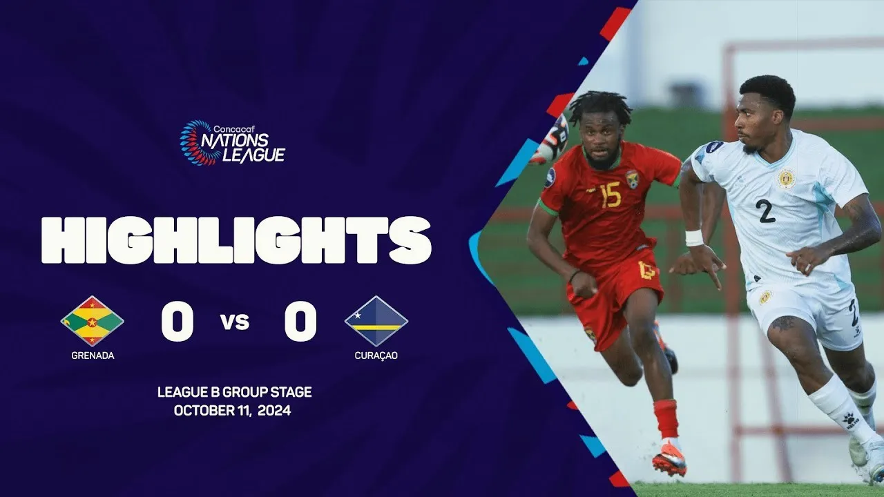 ไฮไลท์ฟุตบอล เกรนาดา 0-0 คูราเซา ศึกคอนคาเคฟ เนชั่นส์ ลีก ประจำวันที่ 12 ตุลาคม 2567 เสมอไม่มีประตู