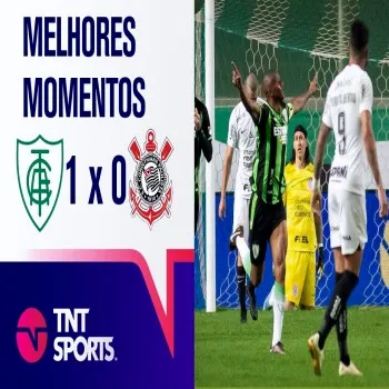 ไฮไลท์บราซิลคัพ 2023 อเมริกา เอ็มจี เฉือนชนะ โครินเธียนส์ 1-0 ทีมเยือนพ่ายดับฝันเข้ารอบ