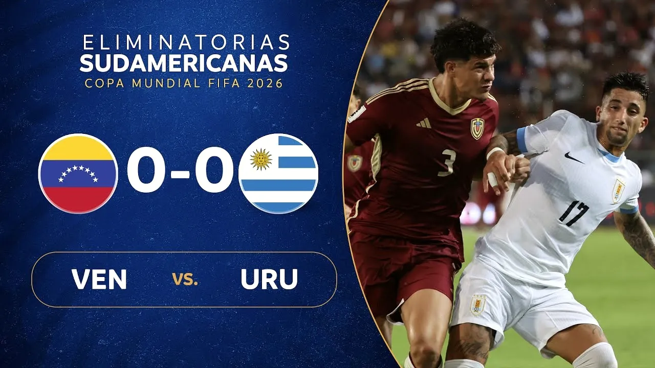 อันดับ 3 เวเนซุเอล่าเจ๊าอุรุกวัย0-0ศึกฟุตบอลโลกคัดเลือกโซนอเมริกาใต้วันที่11กันยายน2567