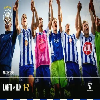 ลาห์ติพลาดท่าพ่ายคาบ้านให้ HJK เฮลซิงกิ 1-2 สุดเมามันในศึกเวียกคุสลีก้าฟินแลนด์