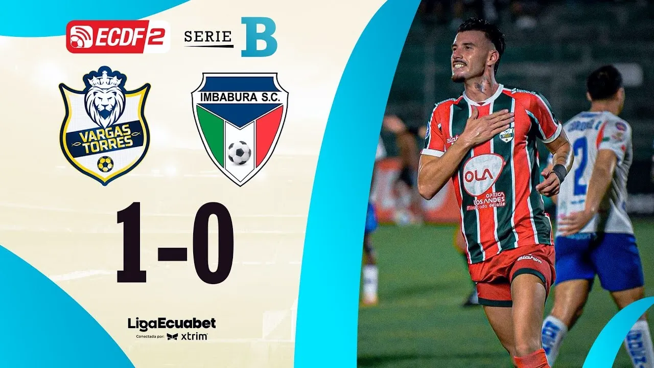 ไฮไลท์ฟุตบอล ซีดี วาร์กัส ตอร์เรส เฉือน เอสซี อิมบาบูรา 1-0 ศึกเอกวาดอร์ ซีรี่ย์บี 2025 วันที่ 04/07/2568