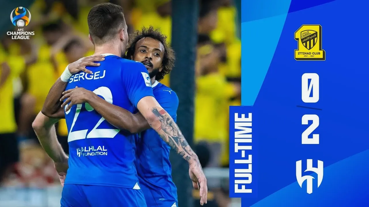 ไฮไลท์ฟุตบอล อัล อิติฮัด 0-2 อัล ฮิลาล เอเอฟซี แชมเปี้ยนส์ลีก รอบ 8 ทีมสุดท้าย นัดสอง 13/03/2567 ถ่ายทอดสดทาง dooball168hd.com
